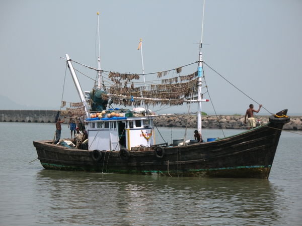 Fishing Boat on Elephanta Island