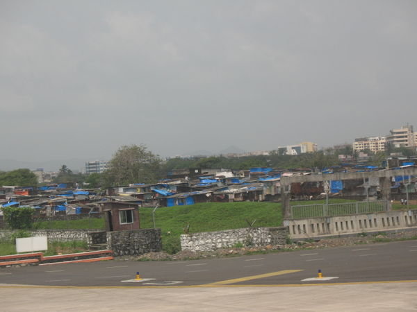 Mumbai Airport Slums