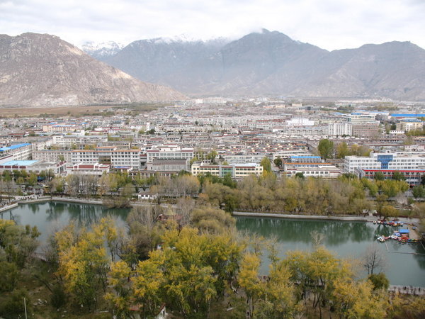 View of Lhasa from the Potala Palace