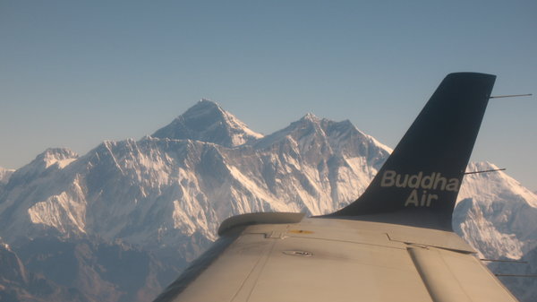 Mt. Everest from the plane
