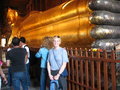 Me with the Reclining Buddha at Wat Po