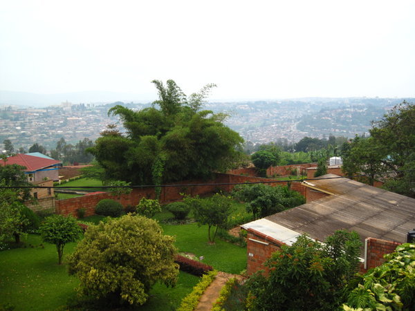 View of Kigali from FHI Balcony