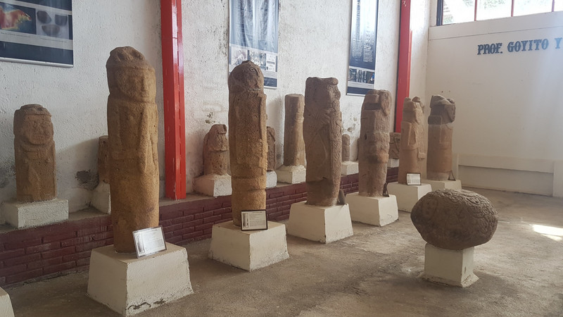 More totems at archeological museum at Juigalpa 