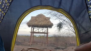 Vue Palapa de notre tente