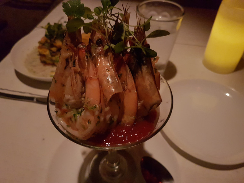 Shrimp cocktail, Playa Panamá 