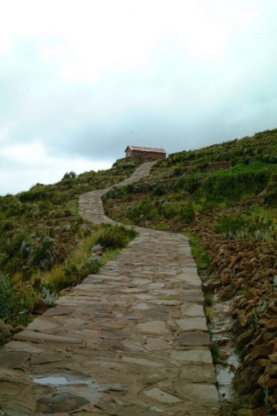 the trail across Tequile
