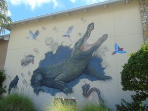 Alligator Mural
