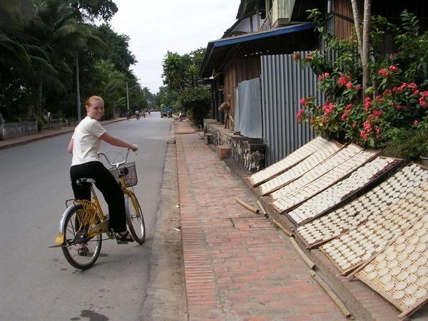 Cycling around Luang Prabang