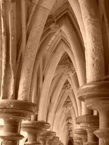 The Cloister of Mont St. Michel