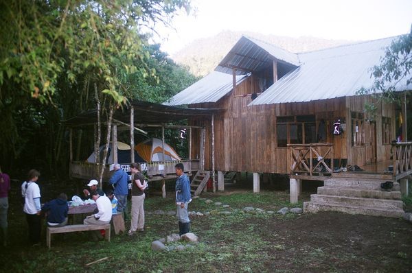 Banding station near casita