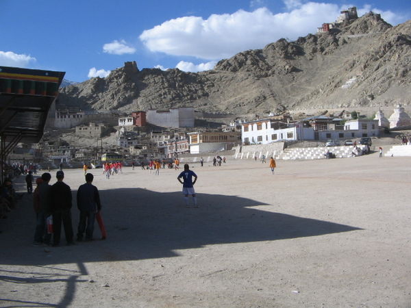Football at Ladakh Stadium