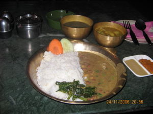 Veg Meal at Nepalese Kitchen, Thamel
