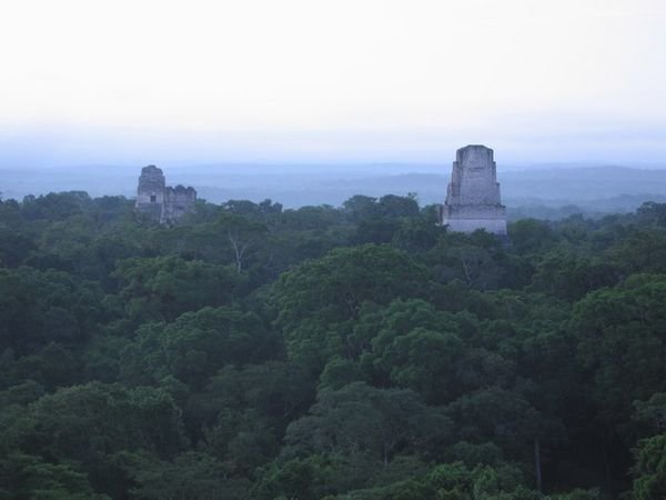 Sunrising over Tikal, Guatemala
