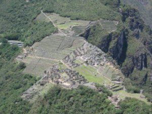 Machu Pichu from above - Machu Pichu felulrol