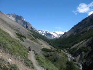 On the road to Torres del Paine peak - Uton a Torres del Paine csucshoz