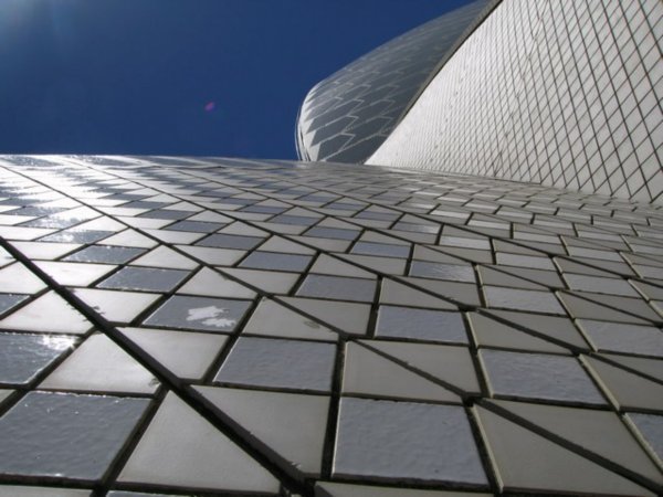 Tiles of the Sydney operahouse - Az operahaz keramiacserepei