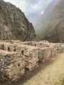 Inca walls and mountains