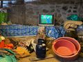 Most random shed with old Tv meant we got to watch England in the middle of the Inca trail’