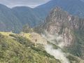 Clouds creeping in Machu Picchu 