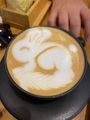Bunny latte art!