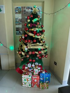 Hotel Christmas tree