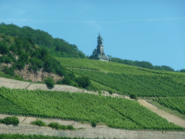 Niederwalddenkmal over the vines
