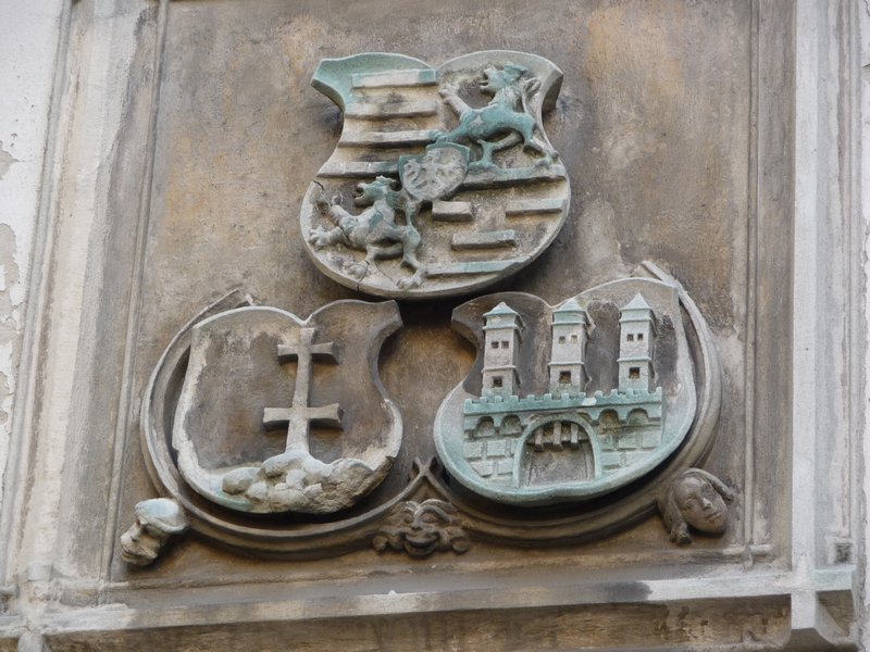 Coat of arms on Michael's Gate