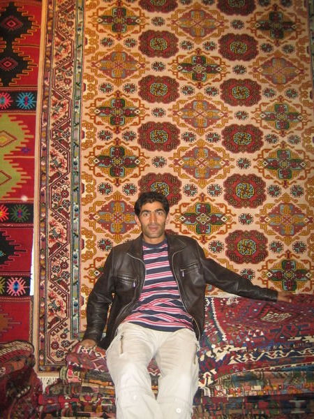 Our Kurdish friend Osman and his carpets