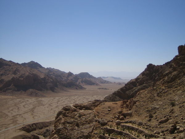 View on the desert from Chak Chak