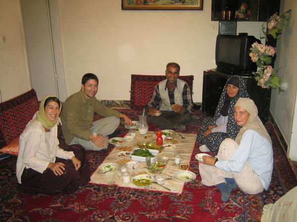Mashhad - Eating with the family