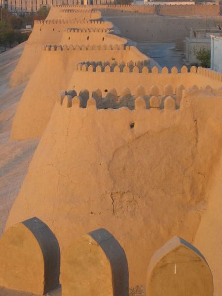 Khiva - Old town walls