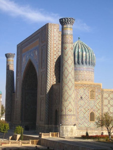 Samarkand - The Registan - Sher Dor Medressa