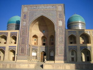 Bukhara - Still working Mir-i-Arab Medressa (Islamic seminary)