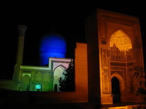 Samarkand - Guri Amir Mausoleum by night