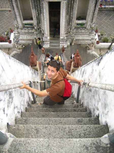 Bangkok - Climbing Wat Arun