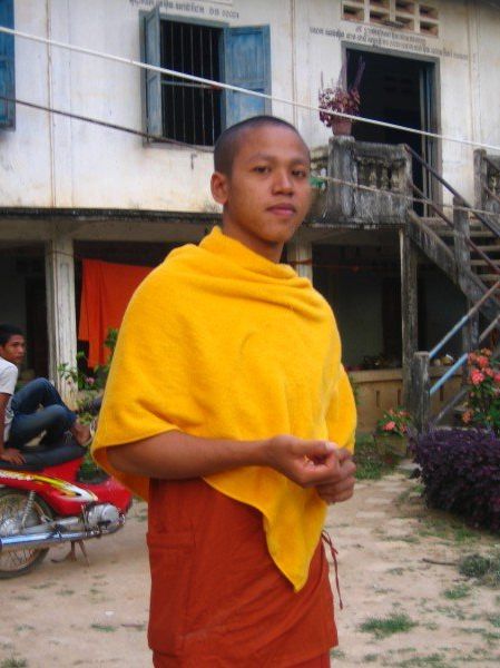 Siem Reap - Student at Wat Dam Nak Monestary