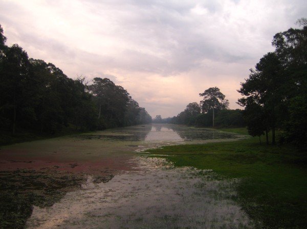 Angkor - Just before entering Angkor Thom