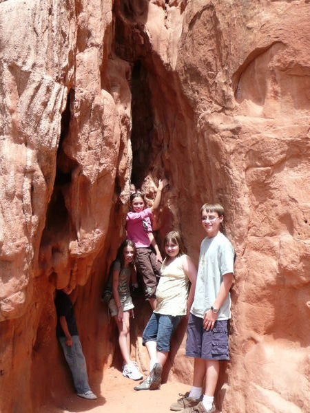 The Kids at garden of the Gods