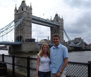 Us in front of Tower Bridge
