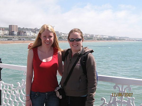 Rochelle and Jess on the Pier