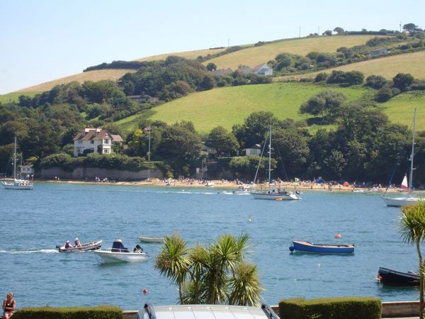 View across the Harbour in Salcombe (Southern tip of Devon)