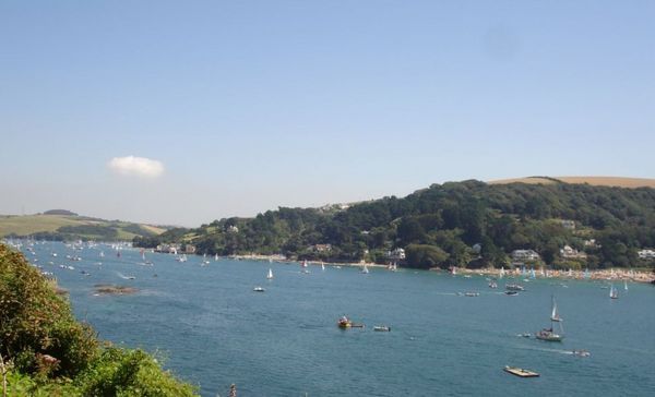 View up the harbour at Salcombe