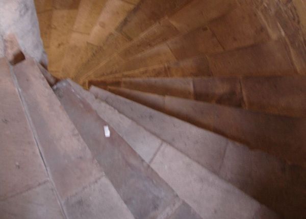 Stairs inside Castle Keep