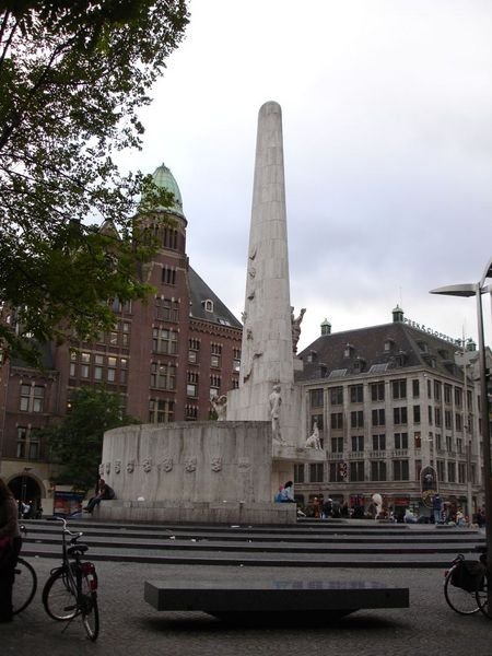 Monument across from Dam Square