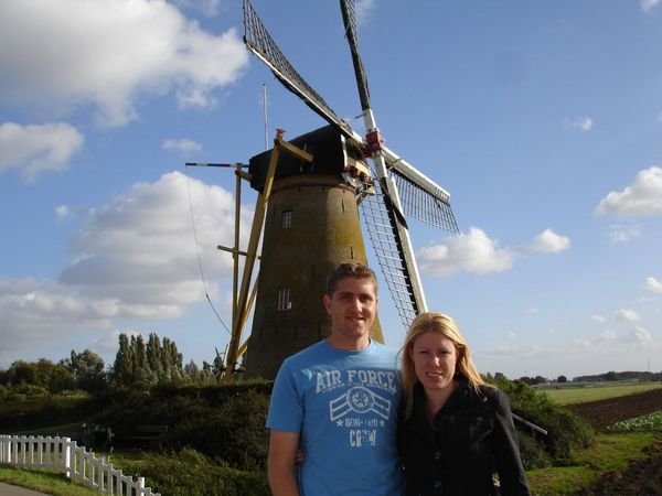 Us in front of the windmill