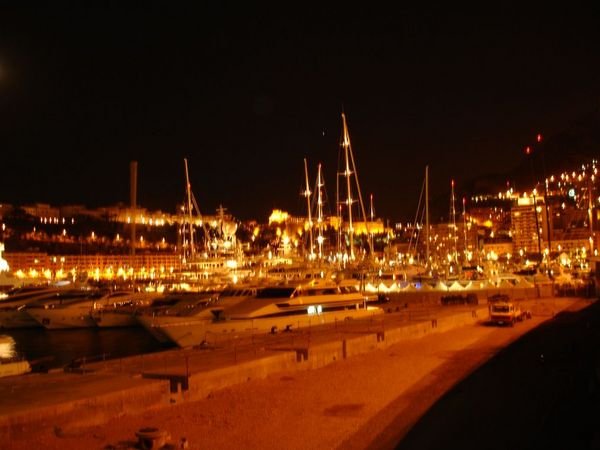 Boats in Monaco harbour
