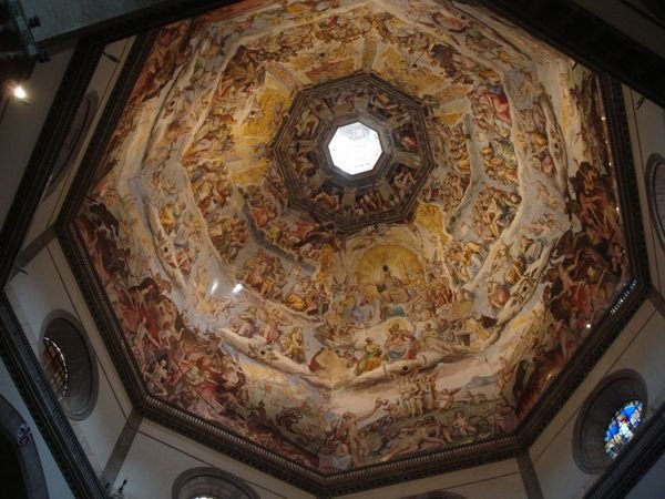 Dome of the cathedral - painted by Brunelleschi