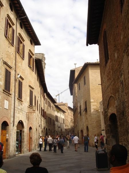 Street in San Gimignano 
