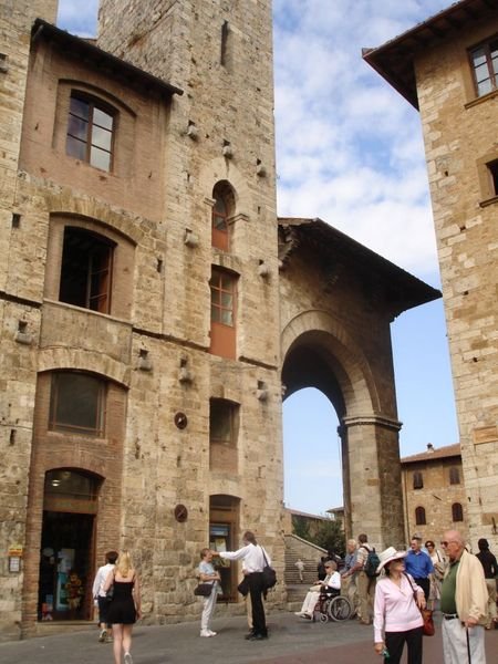 Buildings in San Gimignano 