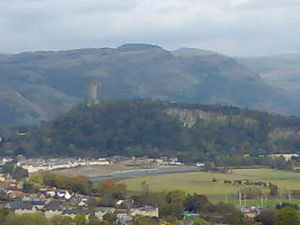 View to the north, towards the Wallace national monument